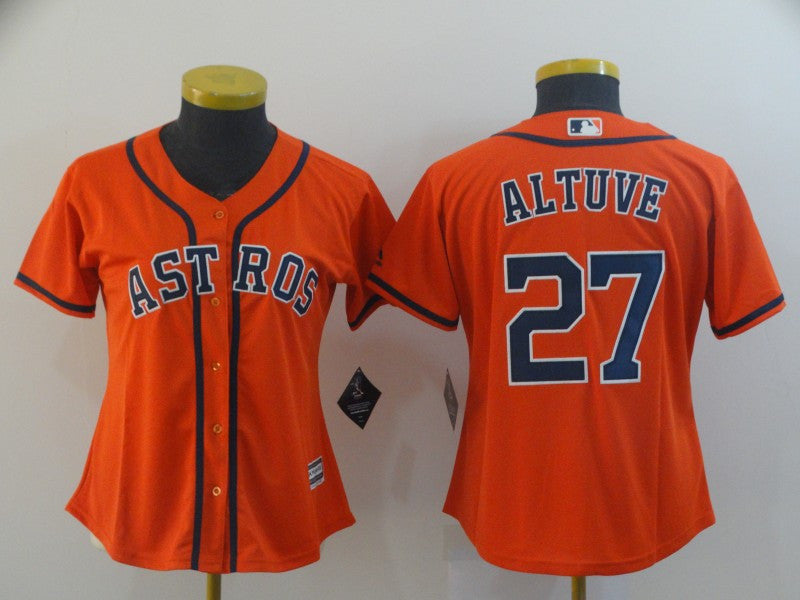Jose Altuve Houston Astros orange jersey