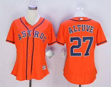 Jose Altuve Houston Astros orange jersey