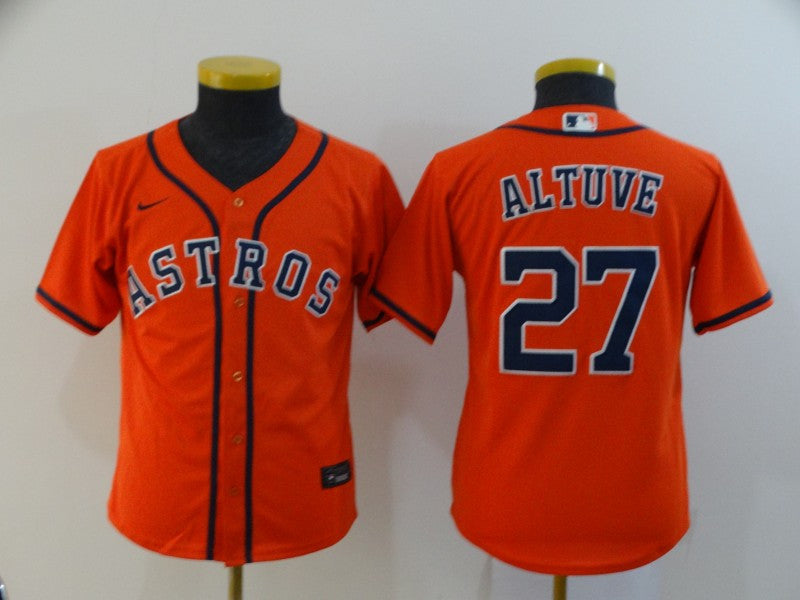 Jose Altuve Houston Astros orange jersey