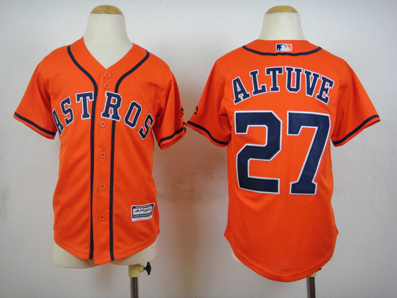 Jose Altuve Houston Astros orange jersey
