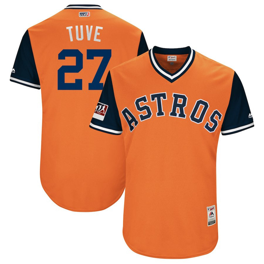 Jose Altuve Tuve Houston Astros orange Authentic jersey