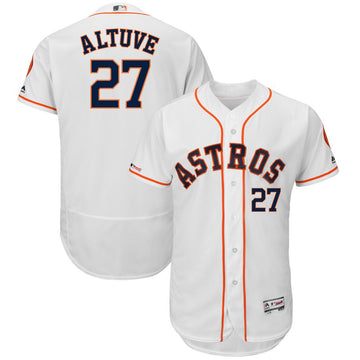 Jose Altuve Houston Astros white jersey