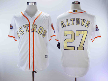 Jose Altuve Houston Astros white jersey