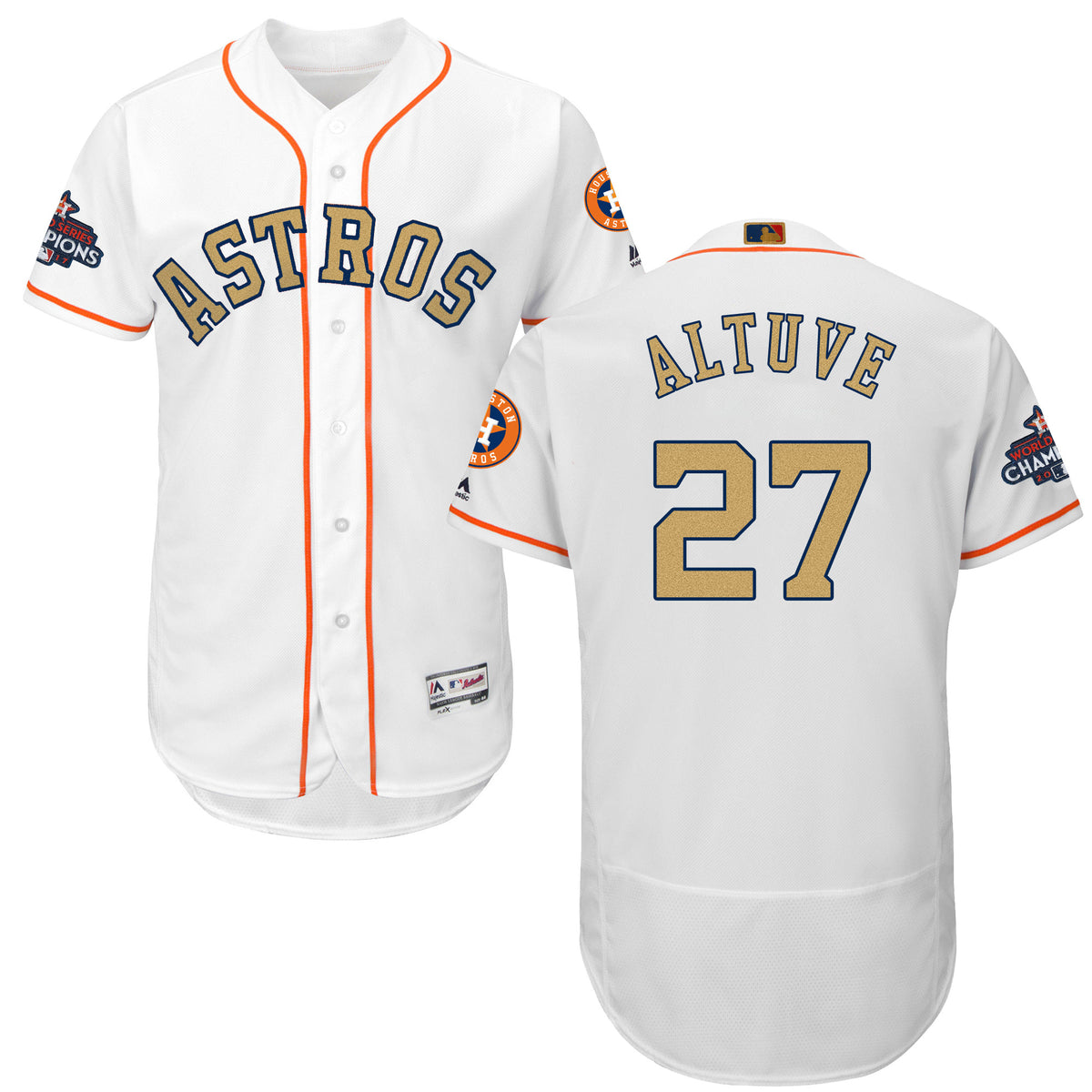 Jose Altuve Houston Astros white jersey