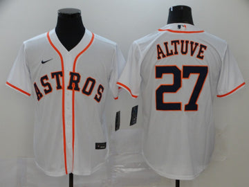 Jose Altuve Houston Astros white jersey