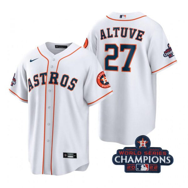 Jose Altuve Houston Astros white jersey
