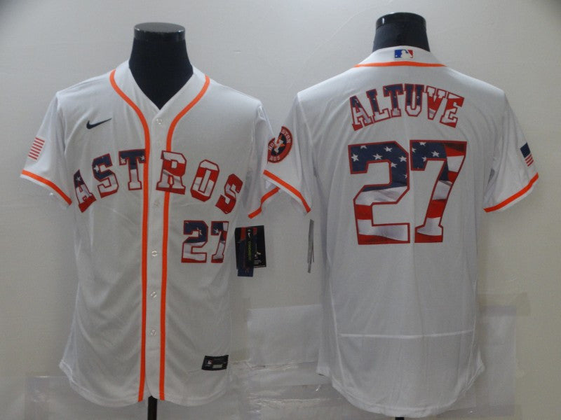 Jose Altuve Houston Astros white Fashion jersey