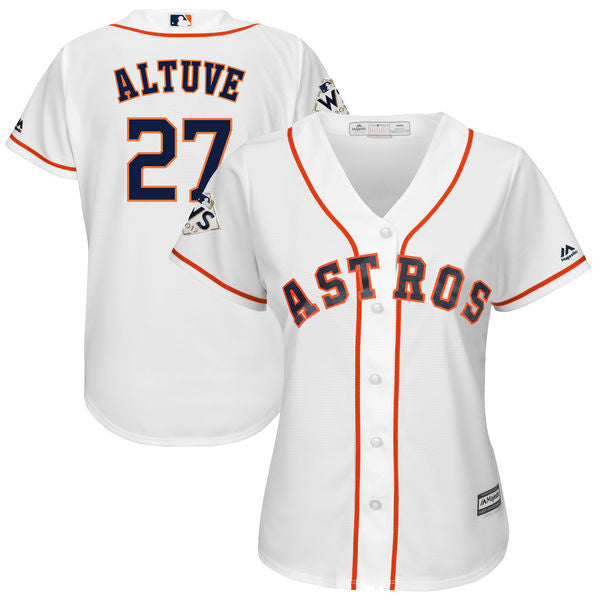 Jose Altuve Houston Astros white jersey