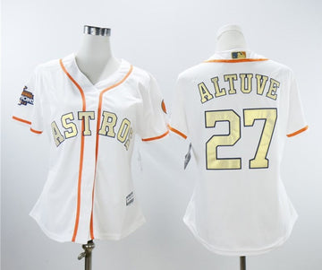 Jose Altuve Houston Astros white jersey