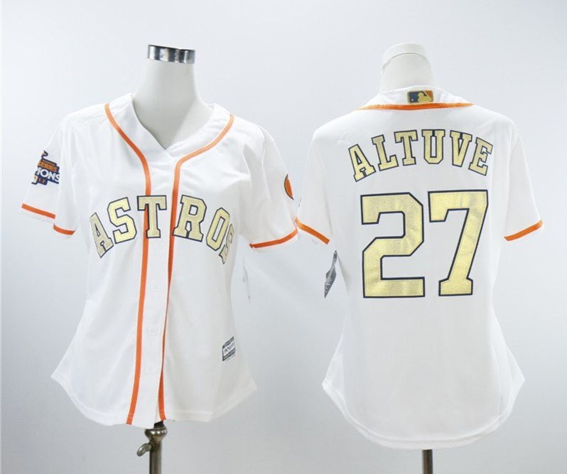 Jose Altuve Houston Astros white jersey
