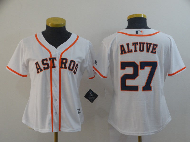 Jose Altuve Houston Astros white jersey