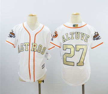 Jose Altuve Houston Astros white jersey