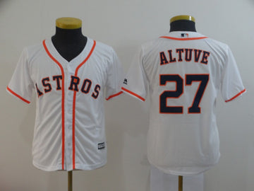 Jose Altuve Houston Astros white jersey