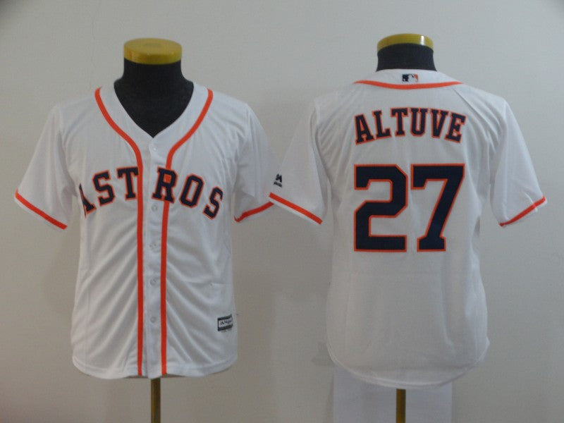 Jose Altuve Houston Astros white jersey
