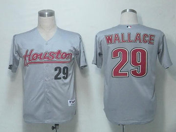 Wallace Houston Astros grey jersey