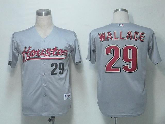 Wallace Houston Astros grey jersey