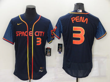 Jeremy Pena Houston Astros navy City Connect jersey