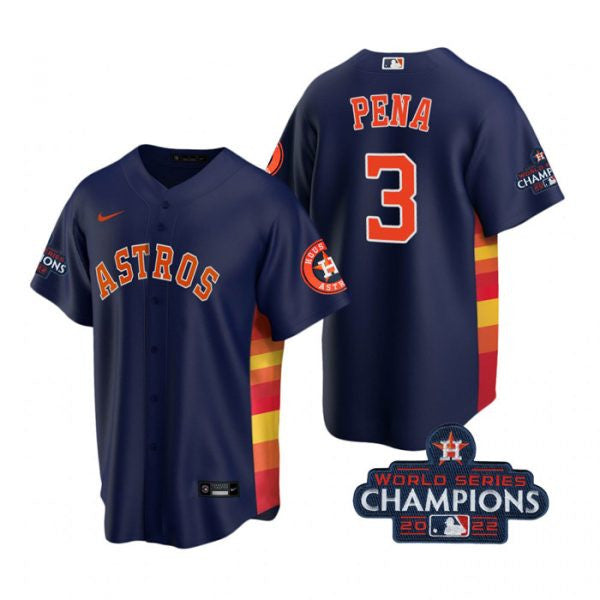 Jeremy Pena Houston Astros navy jersey