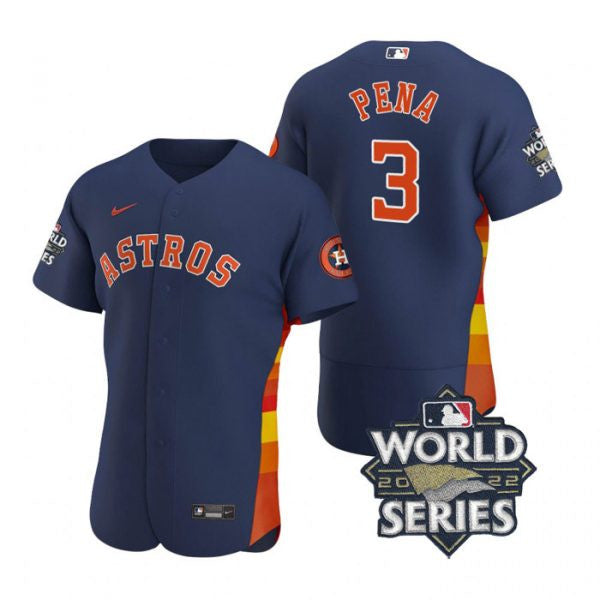 Jeremy Pena Houston Astros navy jersey