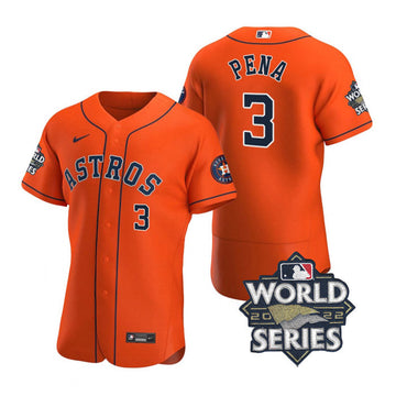 Jeremy Pena Houston Astros orange jersey