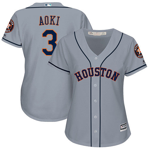 Norichika Aoki Houston Astros gray jersey