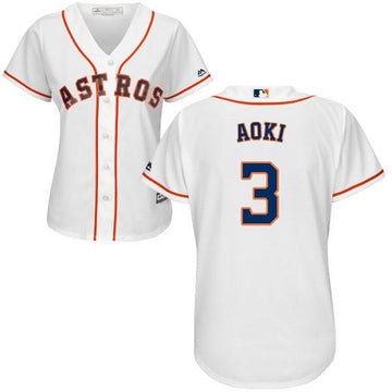 Norichika Aoki Houston Astros white jersey