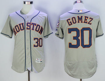 Carlos Gomez Houston Astros grey jersey