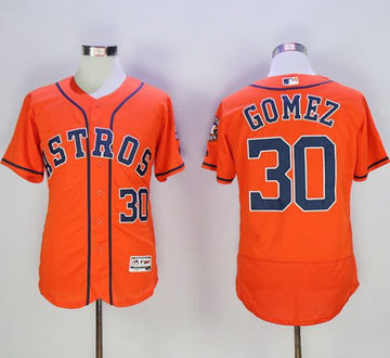 Carlos Gomez Houston Astros orange Authentic jersey