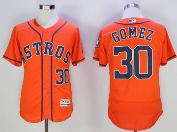 Carlos Gomez Houston Astros orange jersey