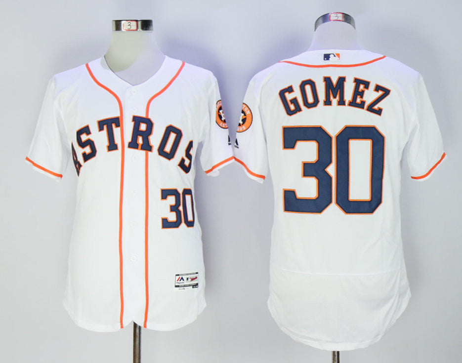 Carlos Gomez Houston Astros white jersey