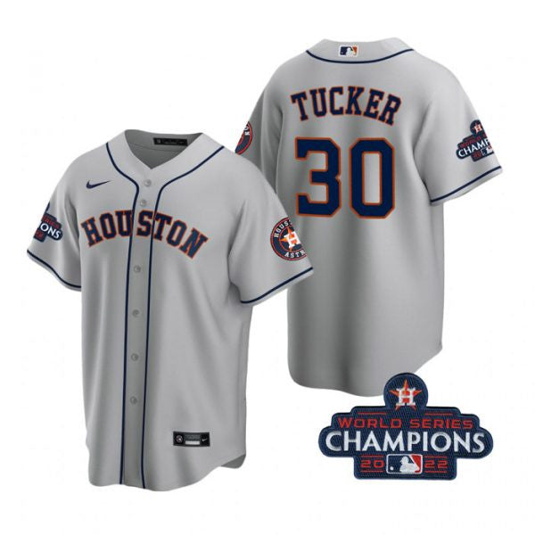 Kyle Tucker Houston Astros gray jersey