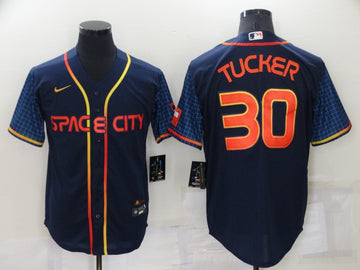 Kyle Tucker Houston Astros navy City Connect jersey