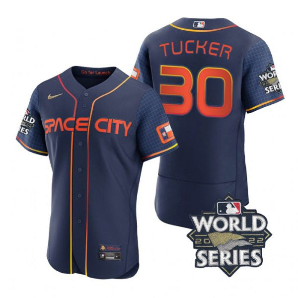 Kyle Tucker Houston Astros navy City Connect jersey