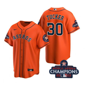 Kyle Tucker Houston Astros orange jersey