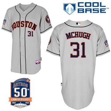 Mchugh Houston Astros grey jersey