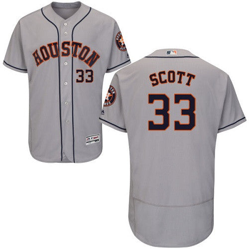 Mike Scott Houston Astros gray jersey
