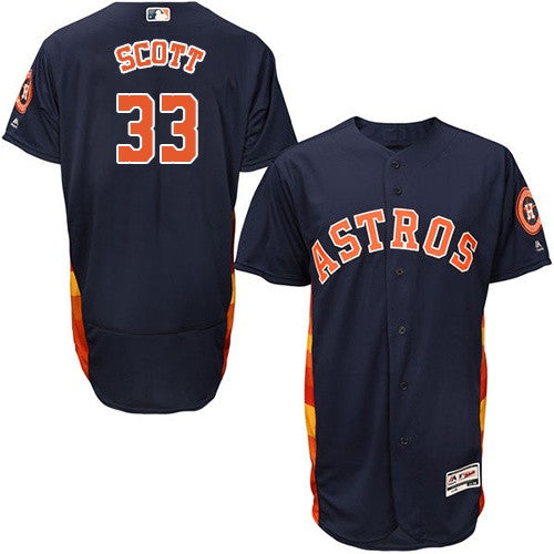 Mike Scott Houston Astros navy jersey
