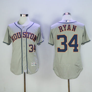 Nolan Ryan Houston Astros gray jersey