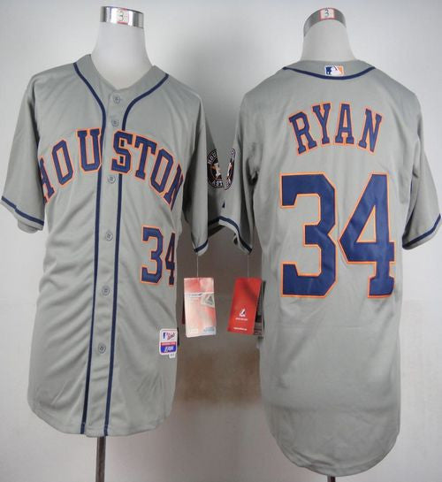 Nolan Ryan Houston Astros grey jersey