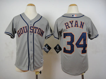 Nolan Ryan Houston Astros grey jersey