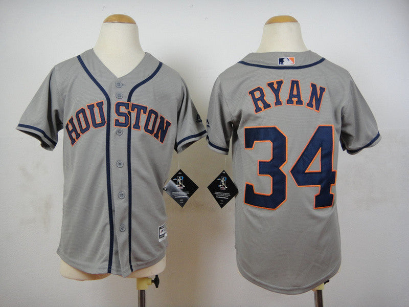 Nolan Ryan Houston Astros grey jersey
