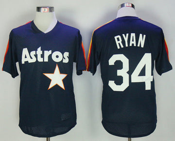 Nolan Ryan Houston Astros navy jersey