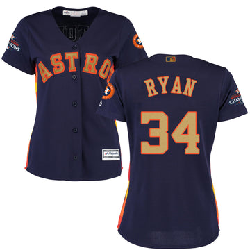 Nolan Ryan Houston Astros navy jersey