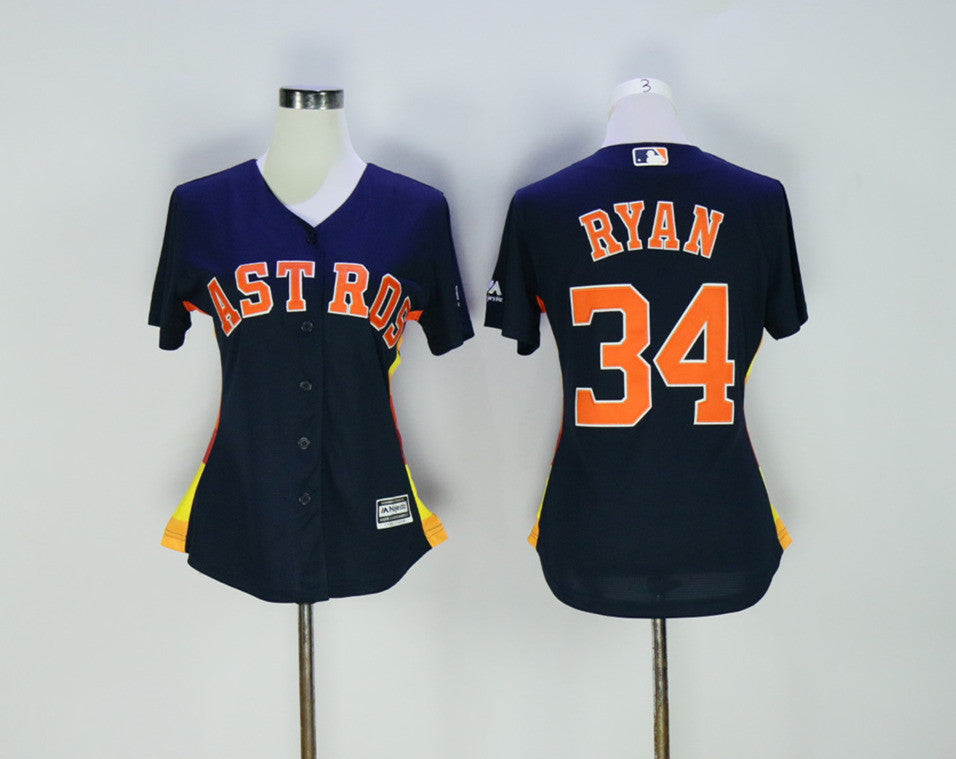 Nolan Ryan Houston Astros navy jersey