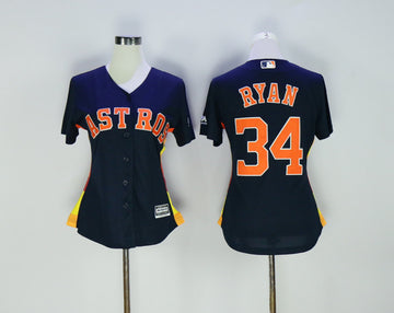 Nolan Ryan Houston Astros navy jersey