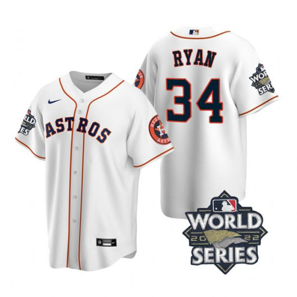 Nolan Ryan Houston Astros white jersey