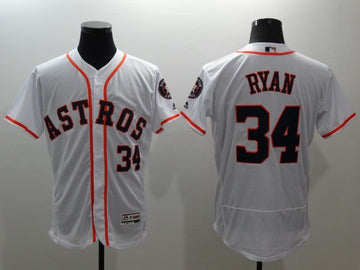 Nolan Ryan Houston Astros white jersey