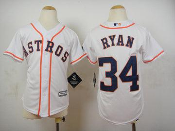 Nolan Ryan Houston Astros white jersey