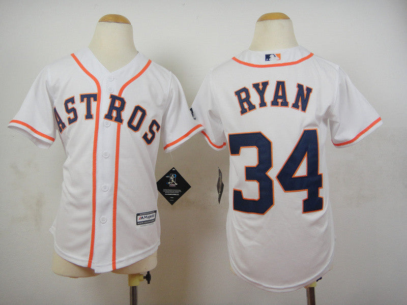 Nolan Ryan Houston Astros white jersey