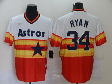 Nolan Ryan Houston Astros white jersey
